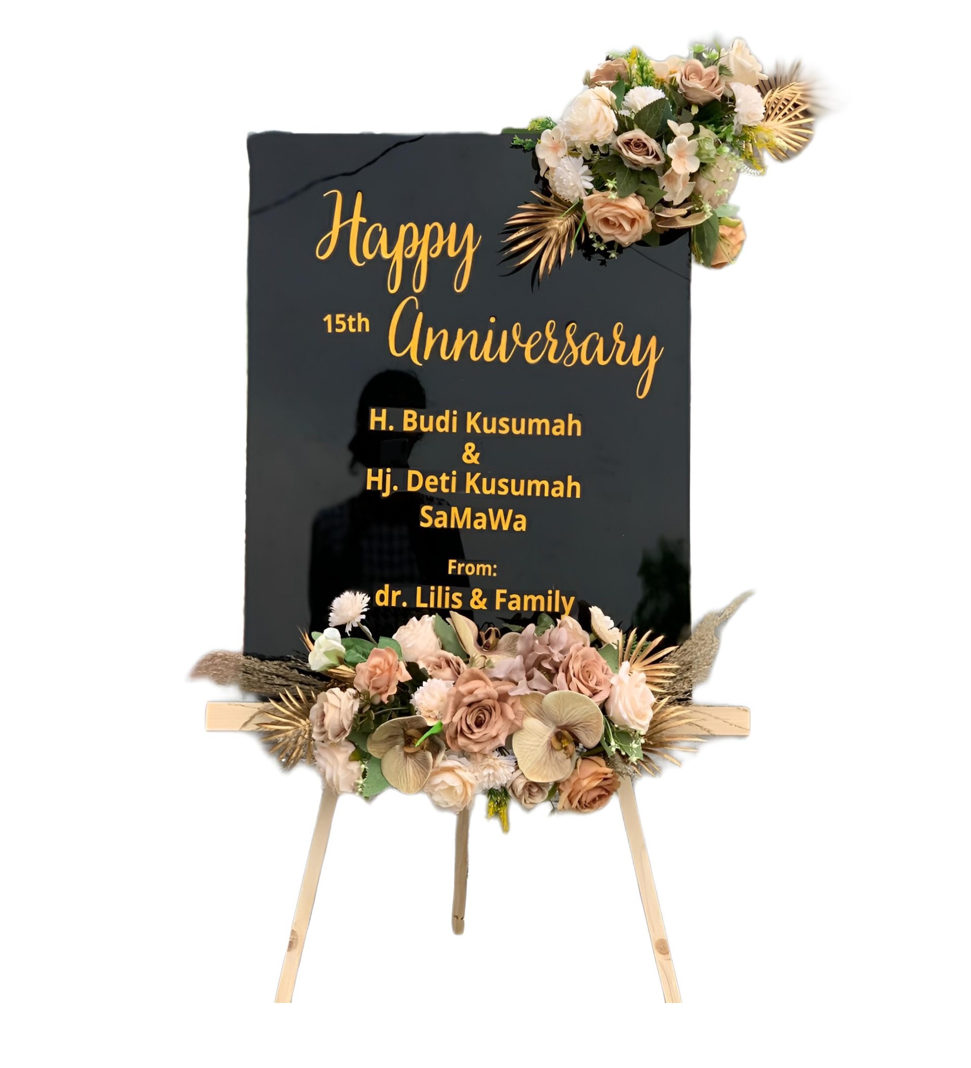 Papan Bunga Akrilik Majalengka