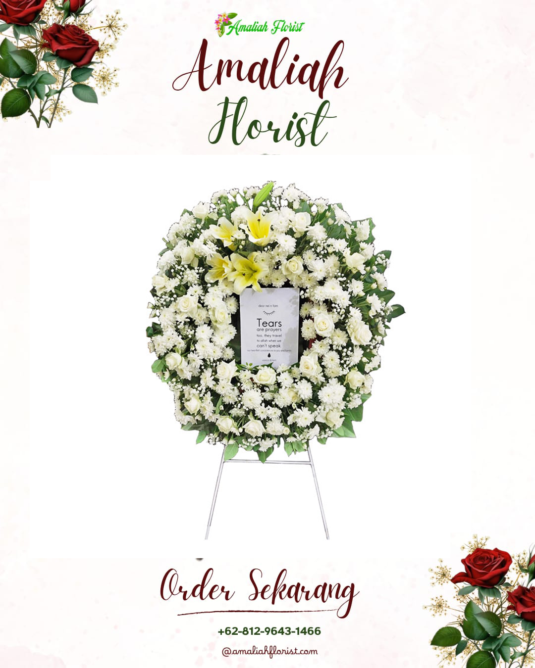 Krans Bunga Duka Majalengka