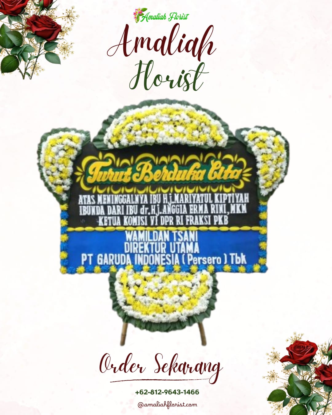 Papan Bunga Duka Majalengka